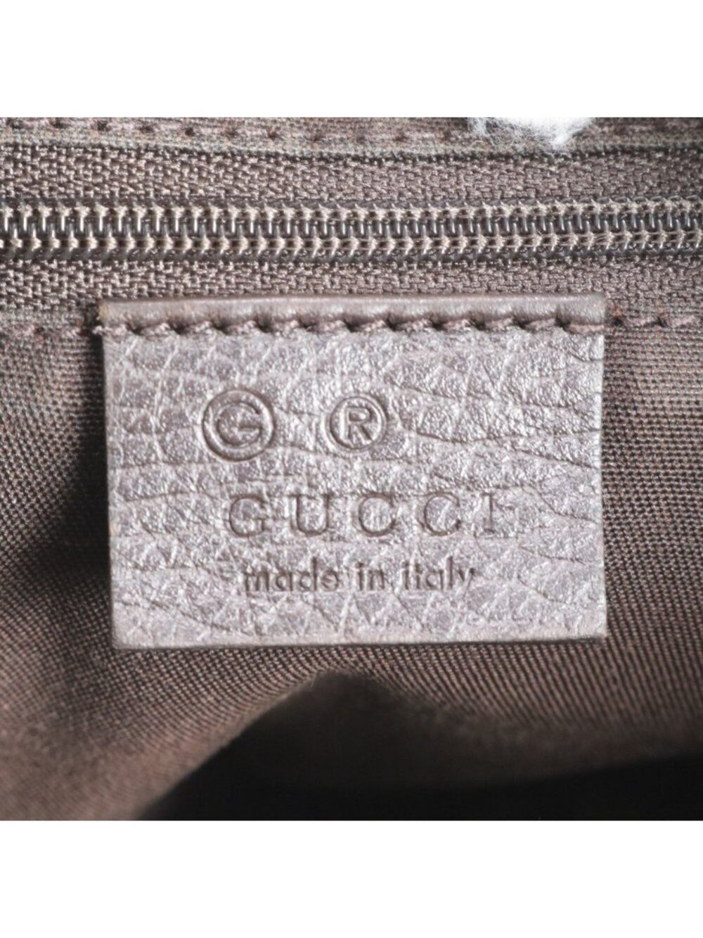 Gucci GG Canvas Abbey Leather Shoulder Bag Crossbody Brown - Picture 8 of 9